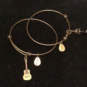 Two Bella Ryan brass bracelets